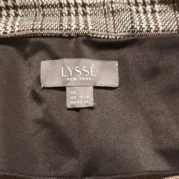 Black Herringbone Trousers Stove Pipe Legs - Picture 10 of 13